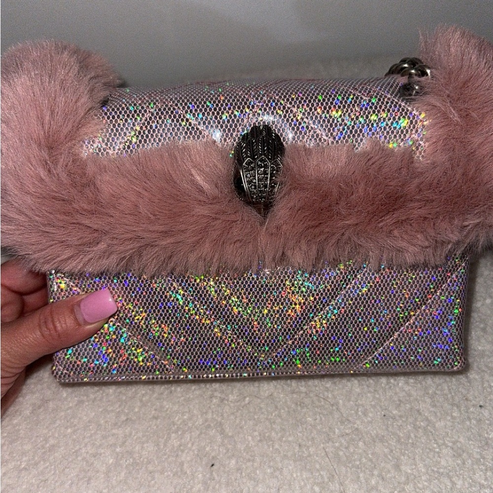 COPY - Kurt Geiger Faux Fur Mini Kensington - Picture 2 of 4